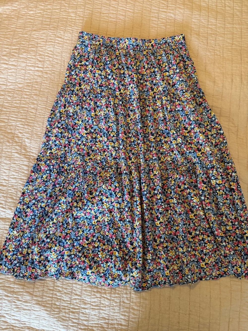 Old Navy Elastic Waist Tiered Maxi Skirt